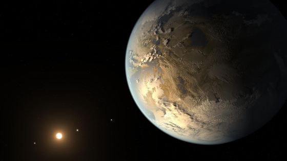 艺术示意图：已经被发现拥有5颗行星的开普勒-186系统