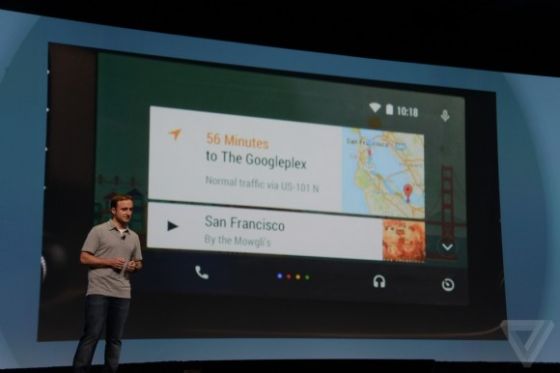 谷歌推Android Auto车载系统