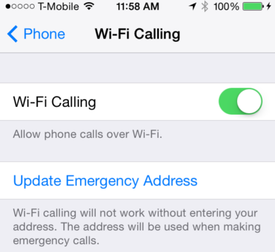 iOS 8 beta 3T-MobileûܿWiFiͨѡ