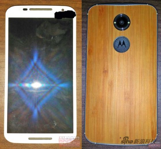 Moto X+1真机照曝光:木质后壳