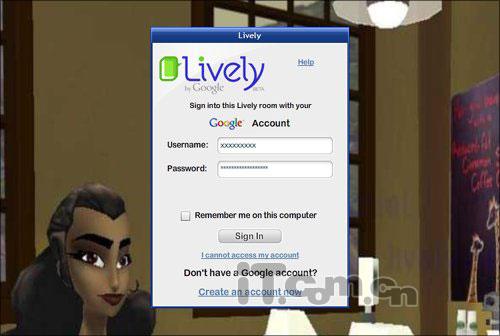 lively登陆界面