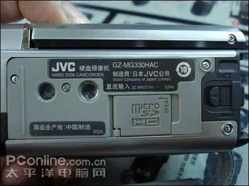 30G硬盘大容量JVCGZ-MG330售价2850