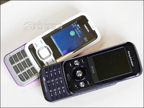 时尚先锋诺基亚7610s对比索爱W395c