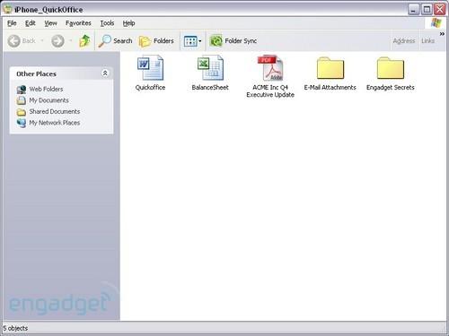 移动办公利器 iPhone版Quickoffice试用_手机