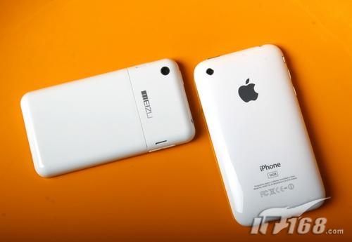 白色诱惑苹果iPhone3GS对比魅族M8(5)