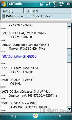 3.7英寸显示屏三星智能强机i8000评测(3)