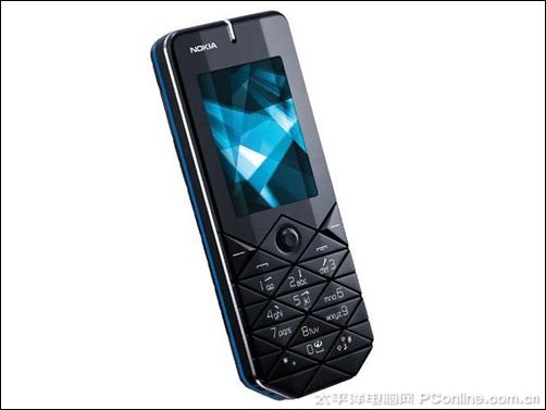 钻石菱角 诺基亚7500精致手机售938元_手机