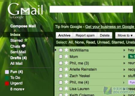 ������µ�4��Ƥ����Gmail���ƽ����50�� 