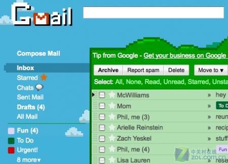 ������µ�4��Ƥ����Gmail���ƽ����50�� 