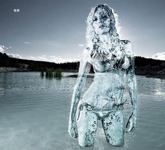 Photoshop快速制作半透明“水人”_软件学园_科技时代_新浪网