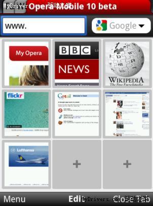Opera Mobile 10԰淢ֻ