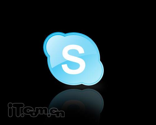 Photoshop制作一个Skype的logo_软件学园
