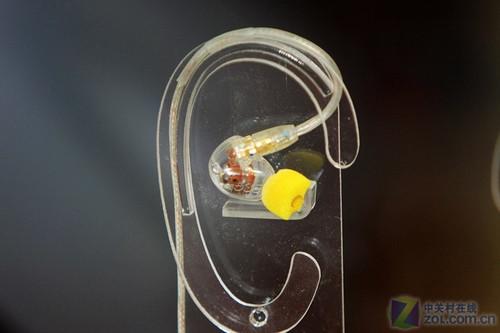 三单元可换线 舒尔SE535耳塞实物[图]