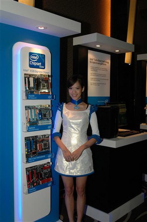 历届COMPUTEX台妹看参展CPU厂商变迁_硬