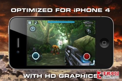 游戏大作NOVA升级支持iOS 4陀螺仪控制_软件