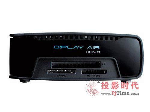 华硕HDP-R3高清播放器侧面接口