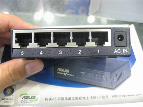 简单易用 华硕5口百兆交换机价格实惠_硬件