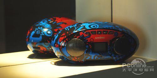 炫酷涂鸦惹人眼奥尼D513低音炮热销