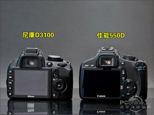 入门单反斗尼康D3100/佳能550D对比评测(2)