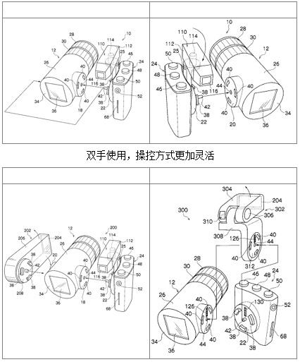 富士公布可旋转相机手柄技术专利