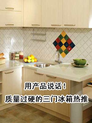 用產(chǎn)品說話質(zhì)量過硬三門冰箱推薦