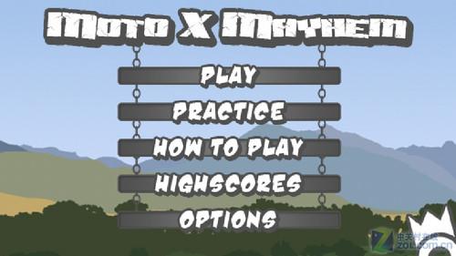 感受重力操控游戏 极限摩托车越野挑战赛_手机