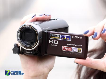 时尚闪存摄像机 索尼CX350E送备用电池_数码