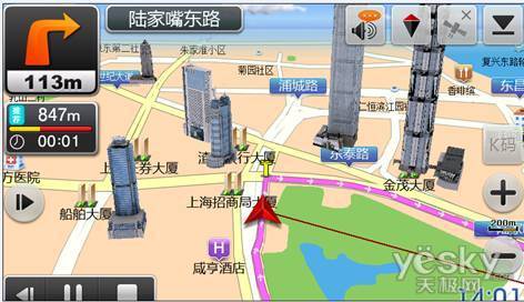 三款主流GPS导航地图3D导航功能对比PK