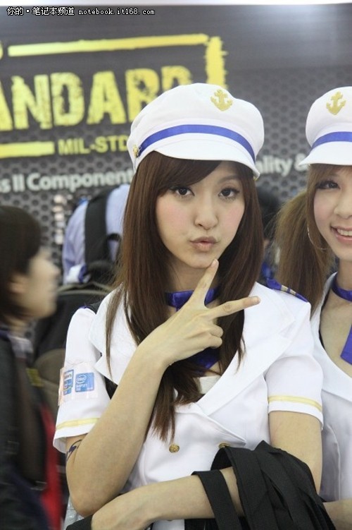 <em>我爱台妹</em> 台北电脑展showgirl第2弹_笔记本_科