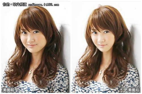 美图秀秀简单四步打造小颜美女_软件学园