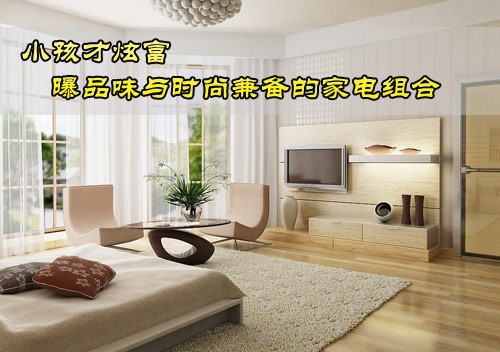 小孩才炫富品味实用兼备的家电组合