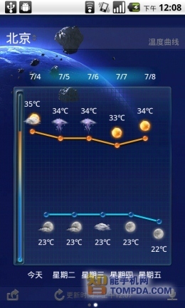 暴雨的启示 5款手机天气预报软件推荐_手机