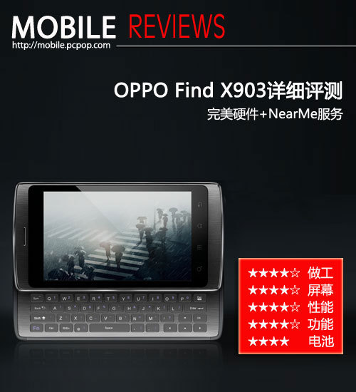 莱昂纳多代言OPPO侧滑智能机X903评测