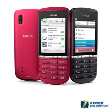 1GHz+500万像素 S40诺基亚Asha3000发布