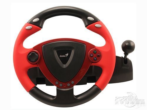 在家狂飙!精灵九度战神升级版方向盘到_硬件