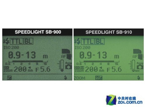 功能小增加 尼康闪光灯SB-910/900对比