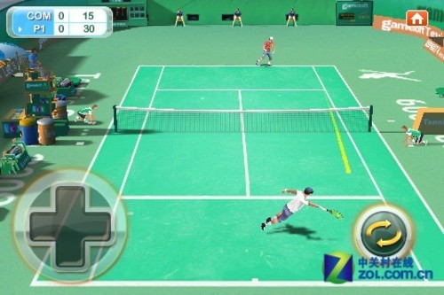 App今日免费:3D力作WIFI对战之实况网球_软件