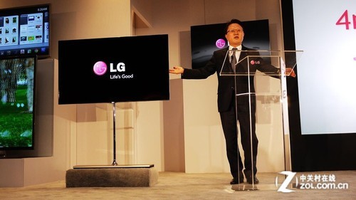 55寸超薄OLED电视 LG旗舰新品亮相CES_家