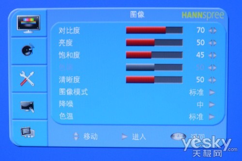 电视图像最佳设置参数