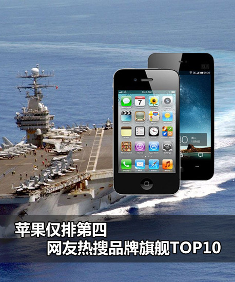 苹果仅排第四 网友热搜品牌旗舰TOP10