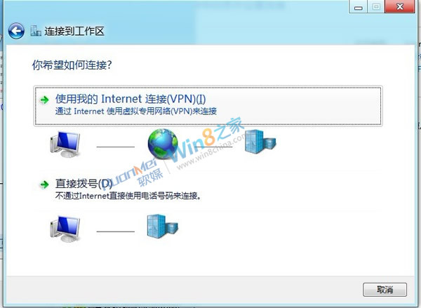 win8 cp版vpn连接方法与常见错误解决