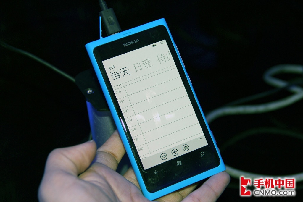 蓝色小清新 诺基亚Lumia 800C真机美图_手机
