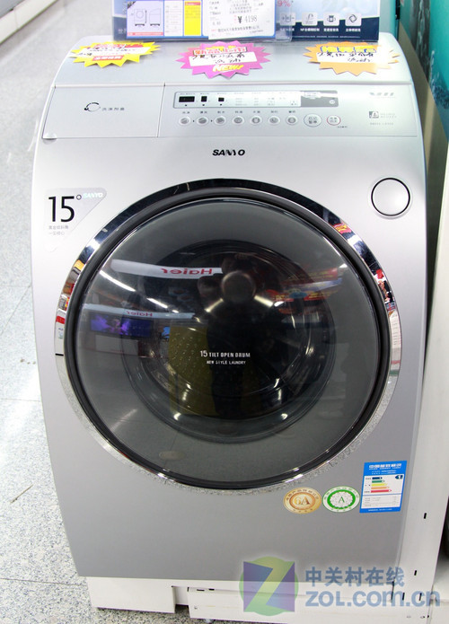 三洋xqg55-l832s滚筒洗衣机实拍