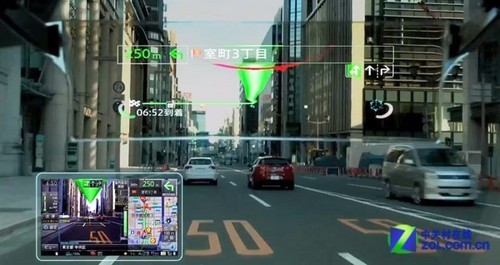 现实增强AR技术与抬头显示器导航仪问世_手机
