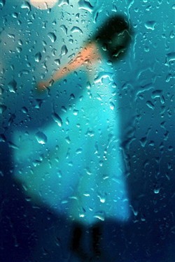 小清新意境 iphone雨滴迷幻离线壁纸