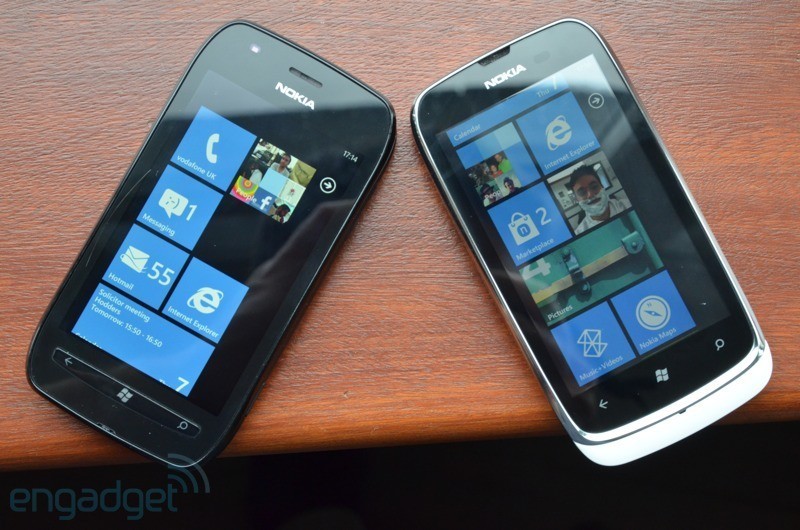 白色入门WP7新机 诺基亚Lumia 610图赏_手机