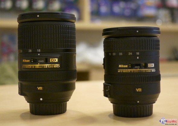 尼康18-200mm与新18-300mmdx镜头对比 pchome