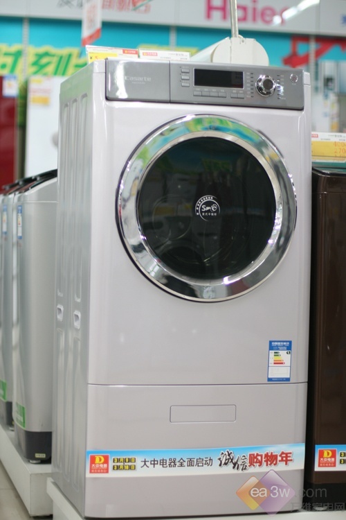 强机霸气外露 海尔复式滚筒洗衣机