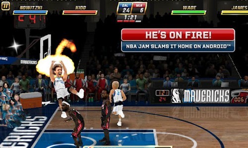 搞笑风格篮球赛 Android游戏NBA嘉年华_手机