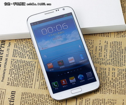 支持双卡 联通版三星GALAXY Note2曝光